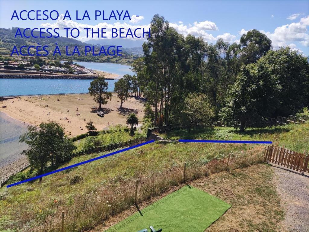 La Villa De Maria I Playa Beach El Puntal Asturias Villaviciosa  Extérieur photo